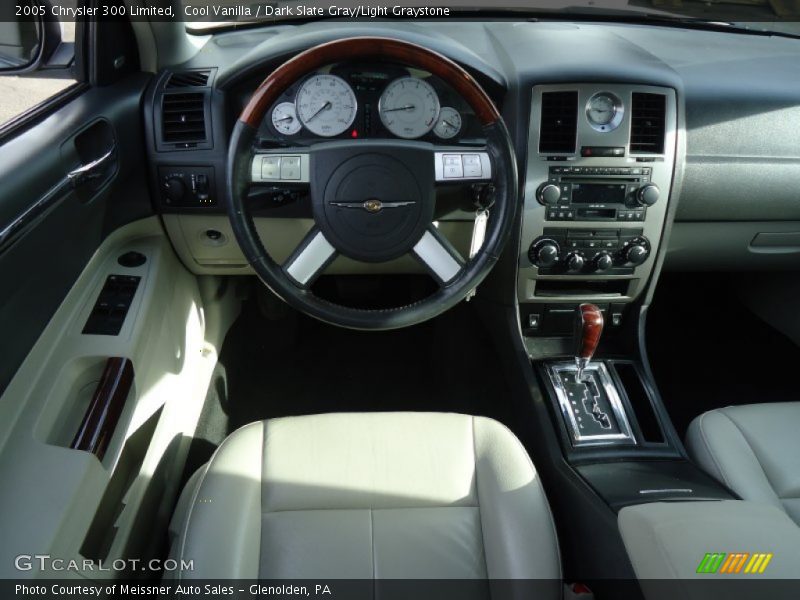 Cool Vanilla / Dark Slate Gray/Light Graystone 2005 Chrysler 300 Limited