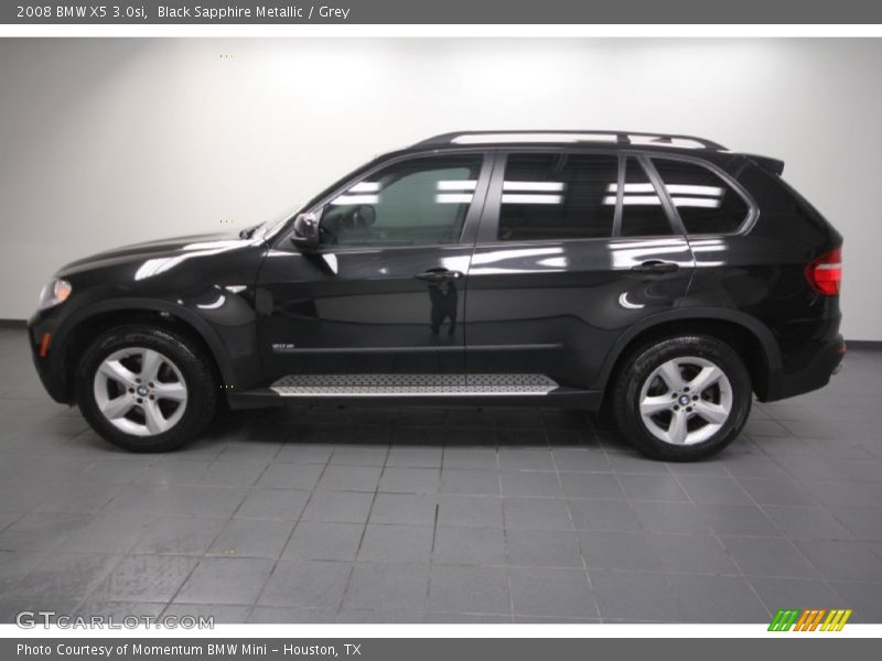 Black Sapphire Metallic / Grey 2008 BMW X5 3.0si