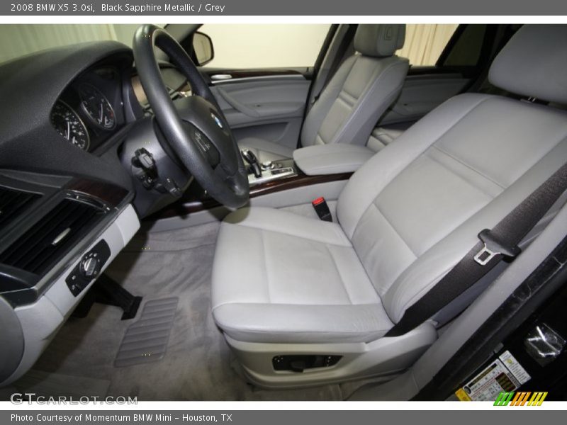 Black Sapphire Metallic / Grey 2008 BMW X5 3.0si