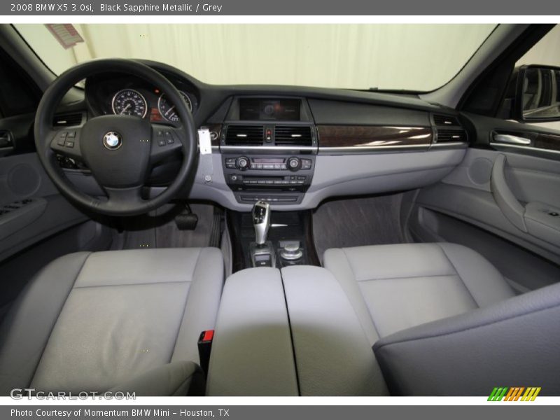 Black Sapphire Metallic / Grey 2008 BMW X5 3.0si