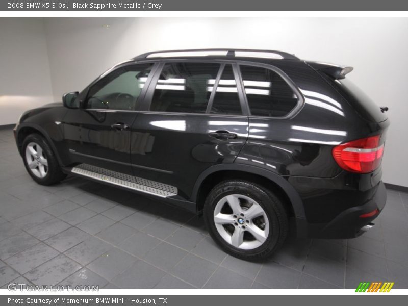Black Sapphire Metallic / Grey 2008 BMW X5 3.0si