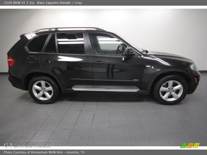 Black Sapphire Metallic / Grey 2008 BMW X5 3.0si