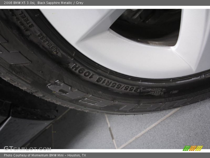 Black Sapphire Metallic / Grey 2008 BMW X5 3.0si