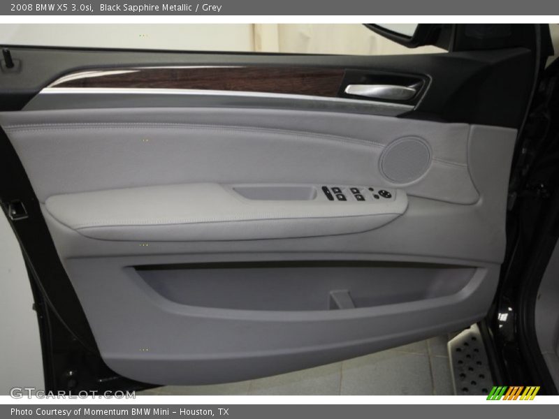 Black Sapphire Metallic / Grey 2008 BMW X5 3.0si