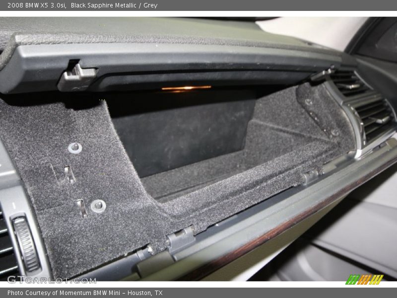 Black Sapphire Metallic / Grey 2008 BMW X5 3.0si