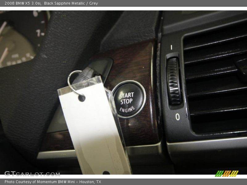Black Sapphire Metallic / Grey 2008 BMW X5 3.0si