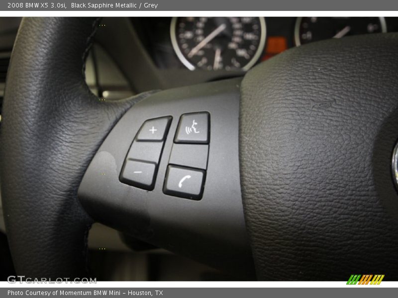 Black Sapphire Metallic / Grey 2008 BMW X5 3.0si