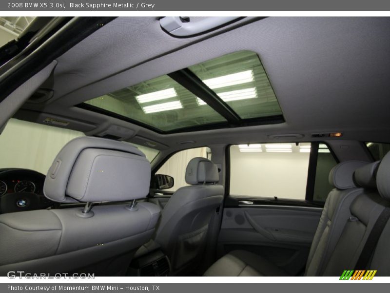 Black Sapphire Metallic / Grey 2008 BMW X5 3.0si