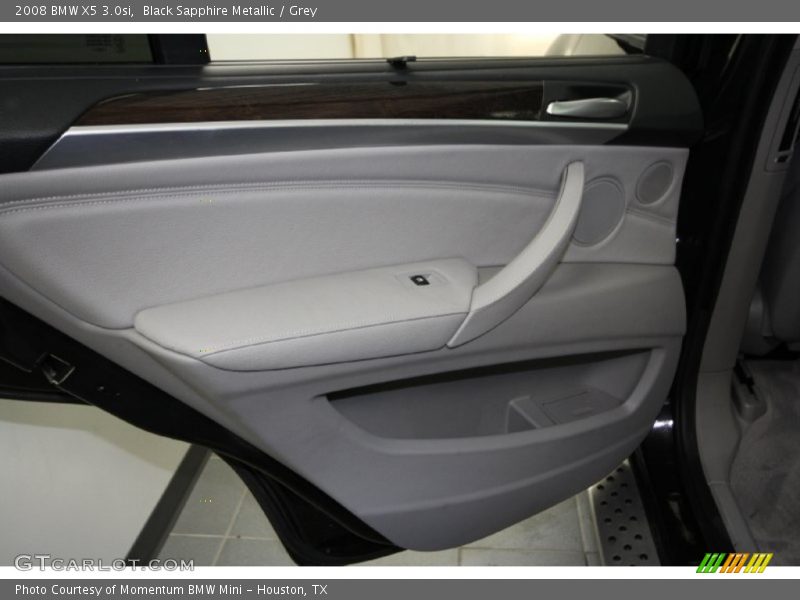 Black Sapphire Metallic / Grey 2008 BMW X5 3.0si