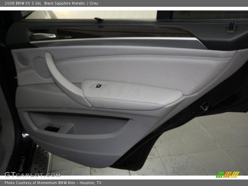 Black Sapphire Metallic / Grey 2008 BMW X5 3.0si