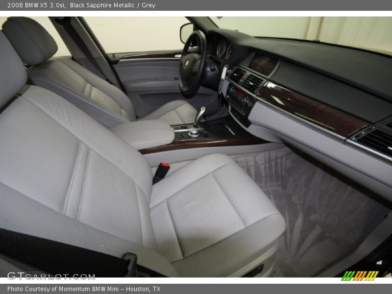 Black Sapphire Metallic / Grey 2008 BMW X5 3.0si