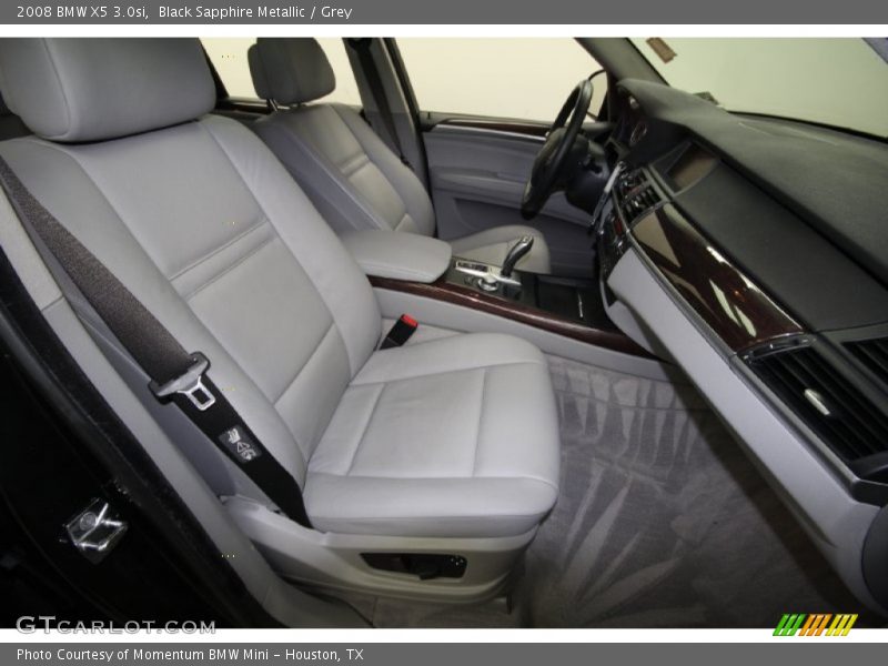 Black Sapphire Metallic / Grey 2008 BMW X5 3.0si