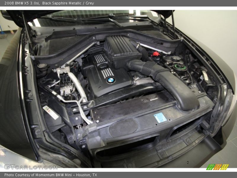 Black Sapphire Metallic / Grey 2008 BMW X5 3.0si