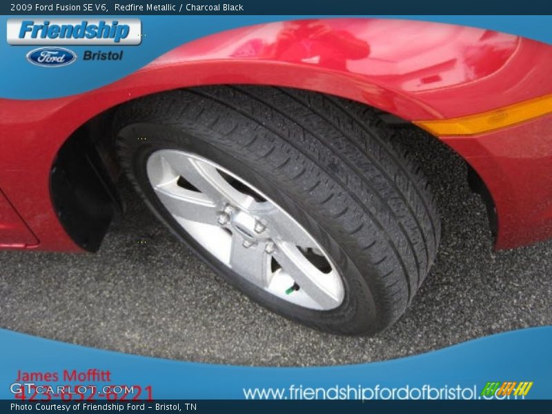 Redfire Metallic / Charcoal Black 2009 Ford Fusion SE V6