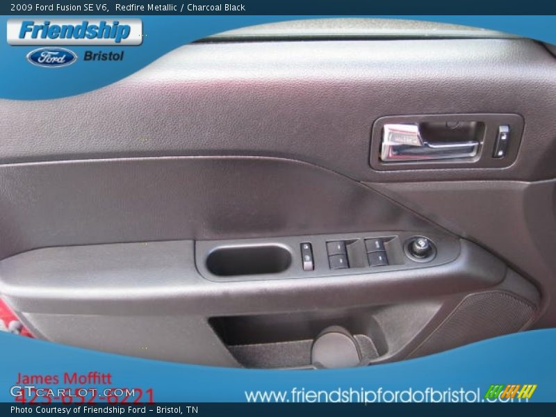 Redfire Metallic / Charcoal Black 2009 Ford Fusion SE V6