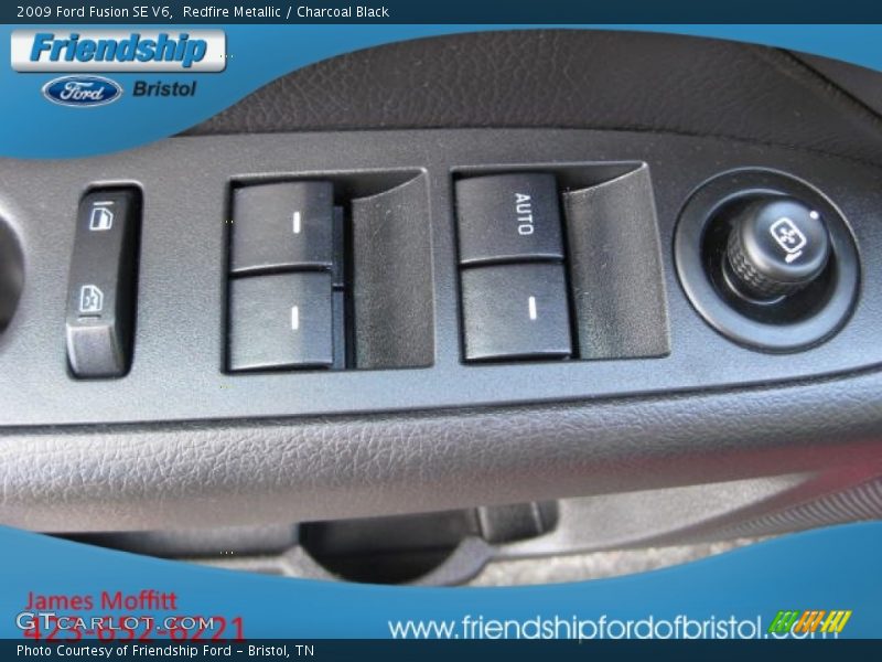 Redfire Metallic / Charcoal Black 2009 Ford Fusion SE V6