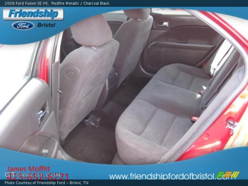Redfire Metallic / Charcoal Black 2009 Ford Fusion SE V6