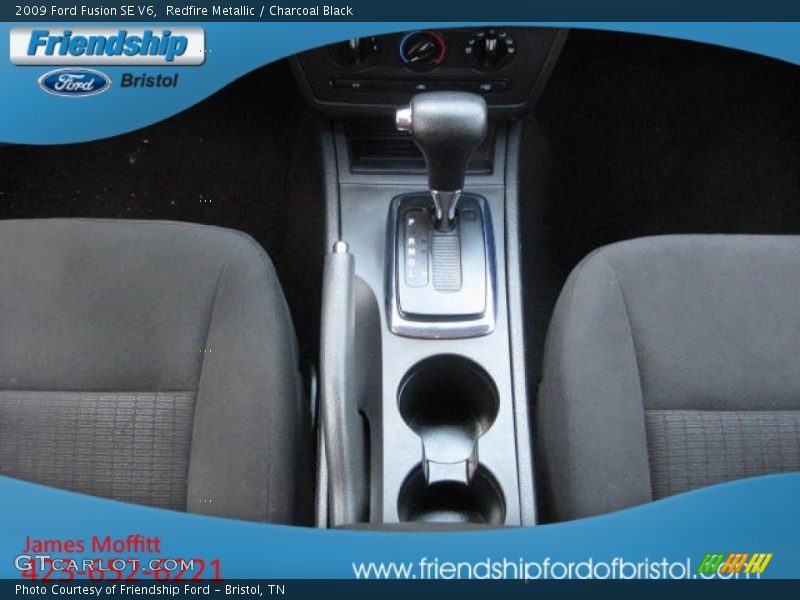 Redfire Metallic / Charcoal Black 2009 Ford Fusion SE V6