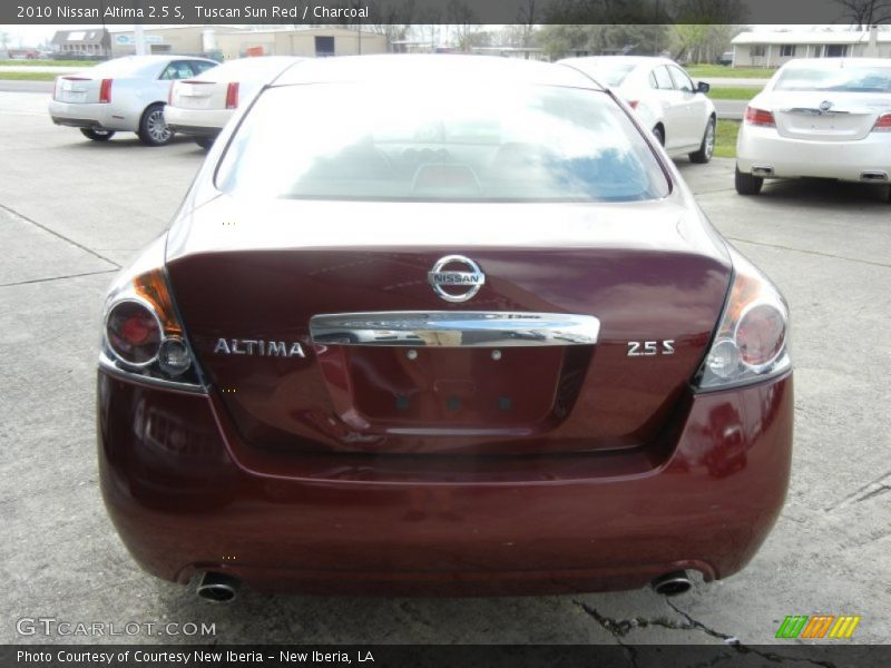 Tuscan Sun Red / Charcoal 2010 Nissan Altima 2.5 S