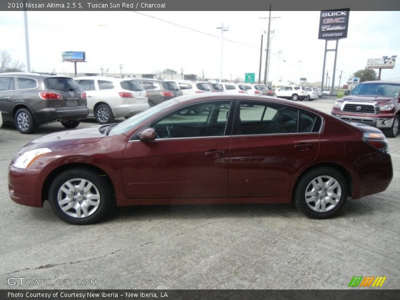 Tuscan Sun Red / Charcoal 2010 Nissan Altima 2.5 S