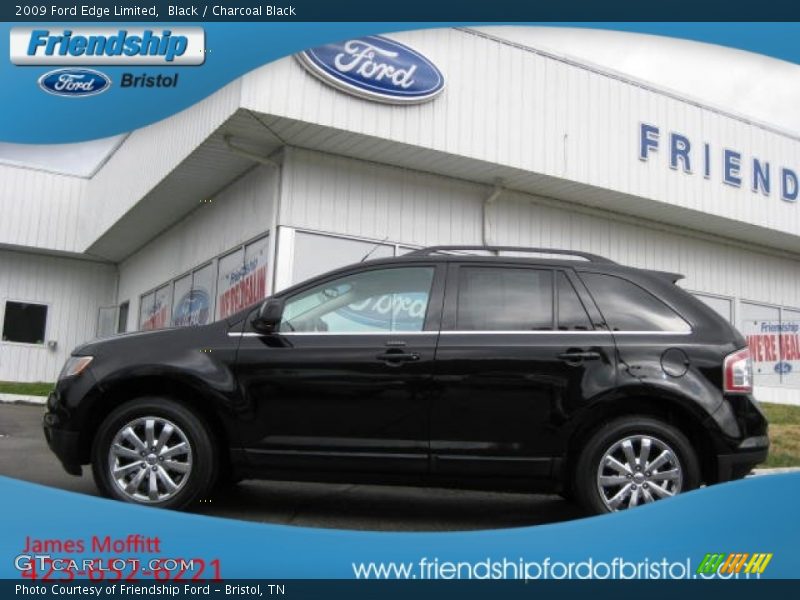 Black / Charcoal Black 2009 Ford Edge Limited