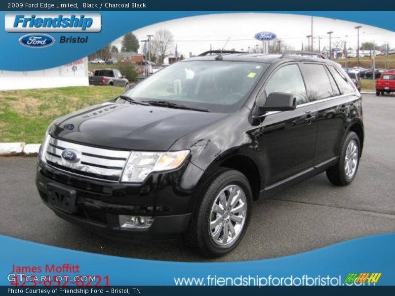 Black / Charcoal Black 2009 Ford Edge Limited