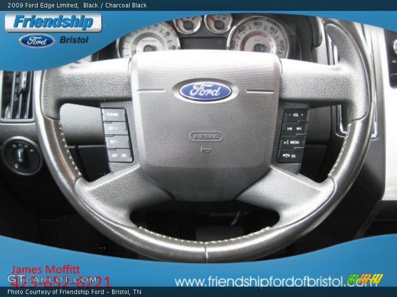 Black / Charcoal Black 2009 Ford Edge Limited