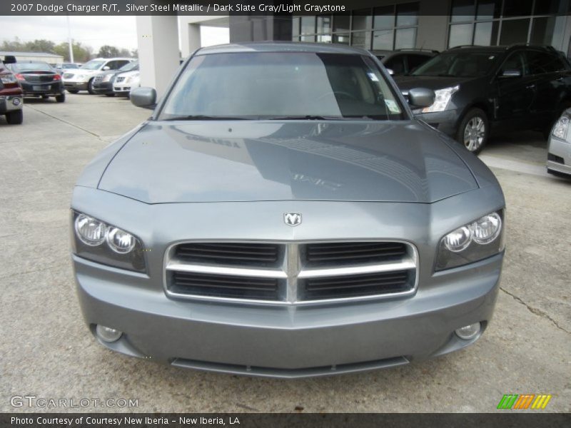 Silver Steel Metallic / Dark Slate Gray/Light Graystone 2007 Dodge Charger R/T