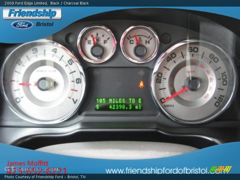 Black / Charcoal Black 2009 Ford Edge Limited