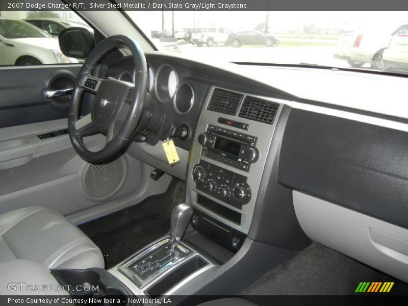 Silver Steel Metallic / Dark Slate Gray/Light Graystone 2007 Dodge Charger R/T