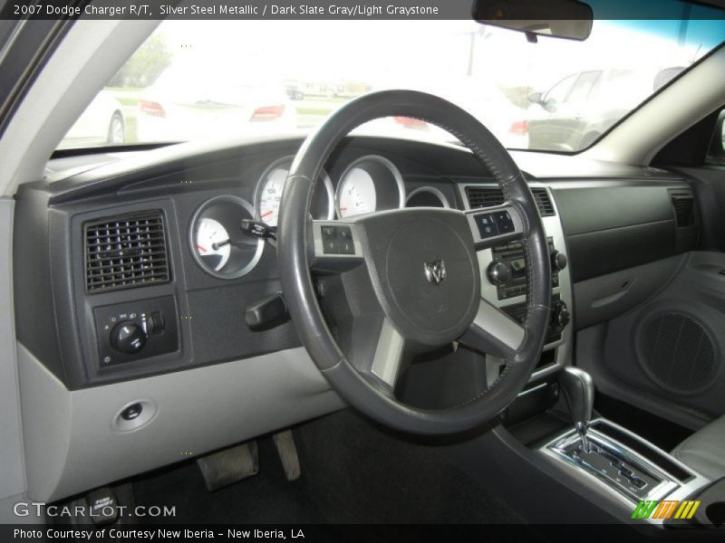 Silver Steel Metallic / Dark Slate Gray/Light Graystone 2007 Dodge Charger R/T