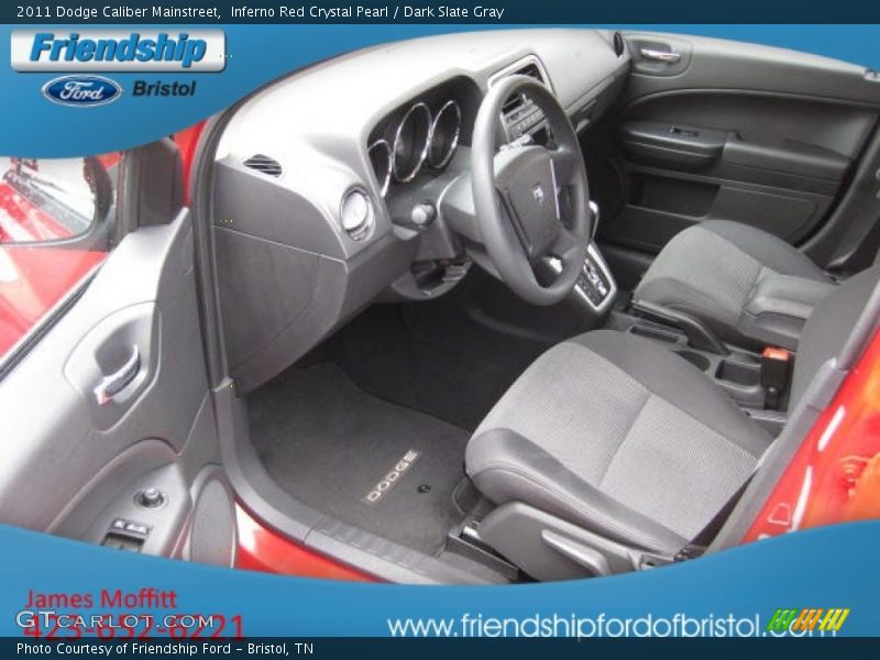 Inferno Red Crystal Pearl / Dark Slate Gray 2011 Dodge Caliber Mainstreet