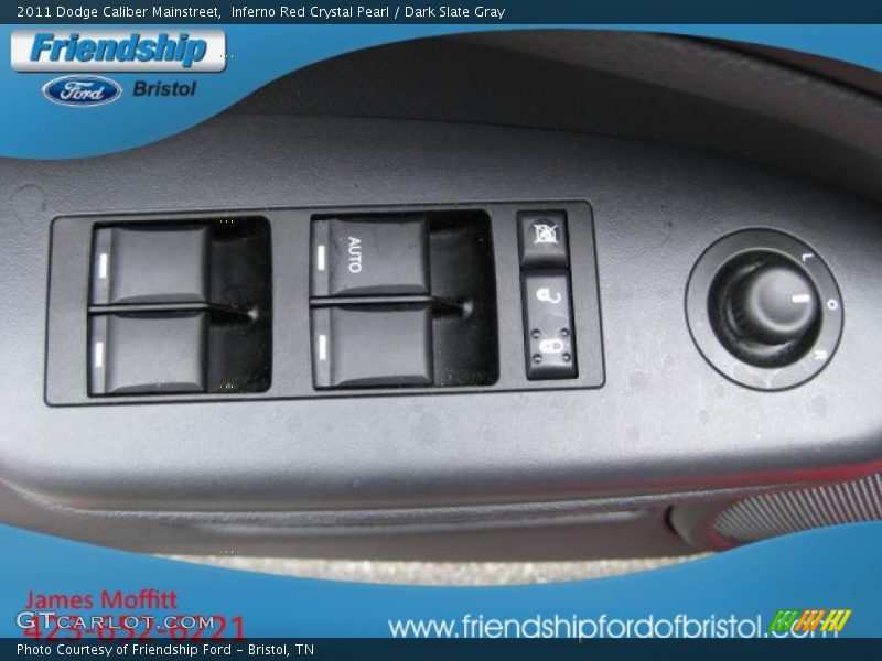 Inferno Red Crystal Pearl / Dark Slate Gray 2011 Dodge Caliber Mainstreet