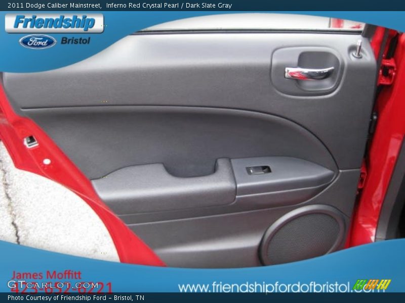 Inferno Red Crystal Pearl / Dark Slate Gray 2011 Dodge Caliber Mainstreet