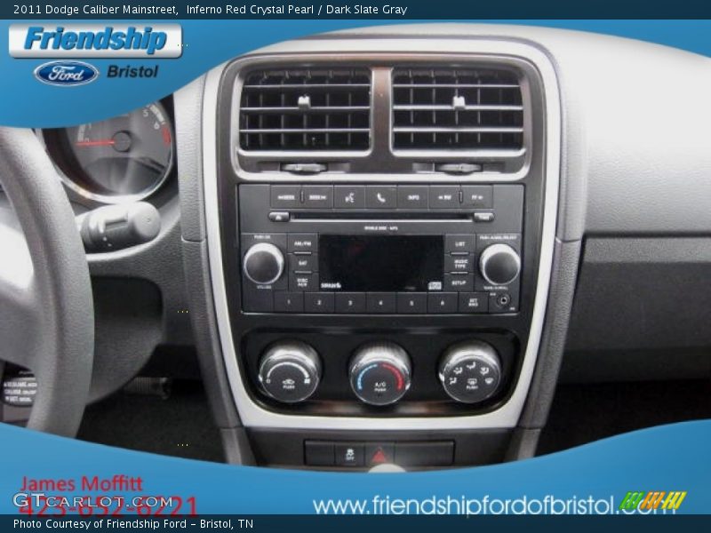 Inferno Red Crystal Pearl / Dark Slate Gray 2011 Dodge Caliber Mainstreet