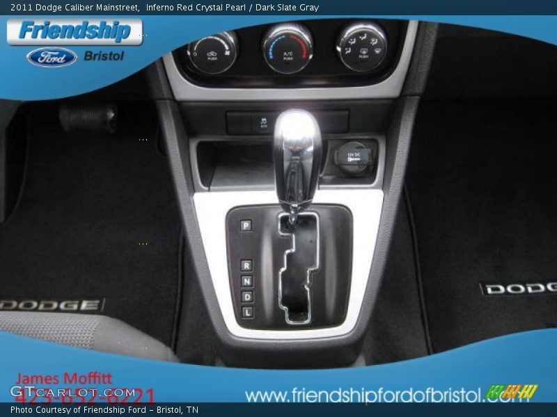 Inferno Red Crystal Pearl / Dark Slate Gray 2011 Dodge Caliber Mainstreet
