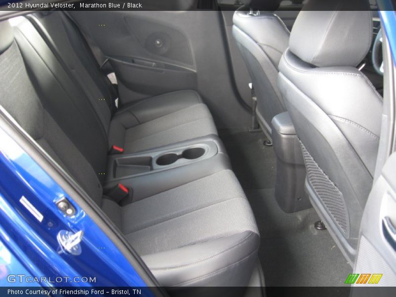Marathon Blue / Black 2012 Hyundai Veloster
