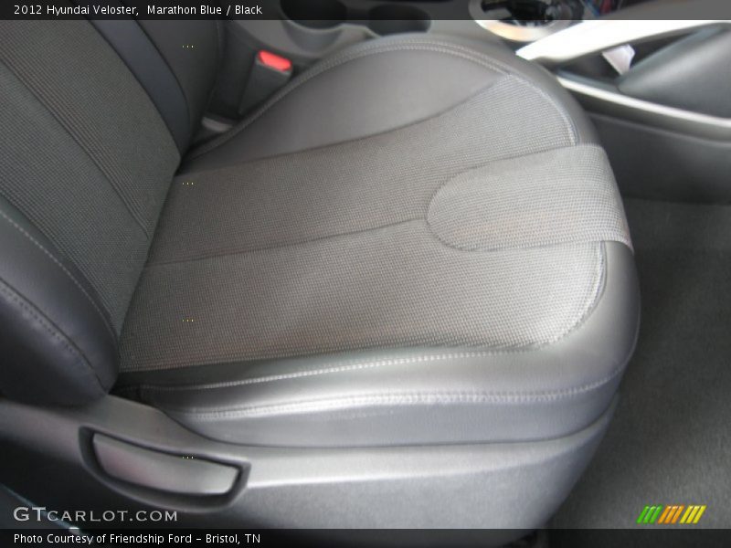 Marathon Blue / Black 2012 Hyundai Veloster