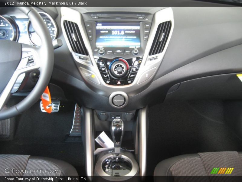 Marathon Blue / Black 2012 Hyundai Veloster