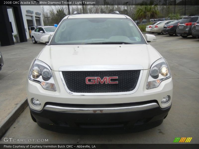 White Diamond Tricoat / Light Titanium 2008 GMC Acadia SLT