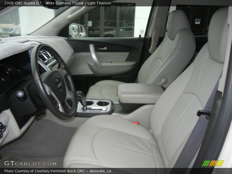 White Diamond Tricoat / Light Titanium 2008 GMC Acadia SLT
