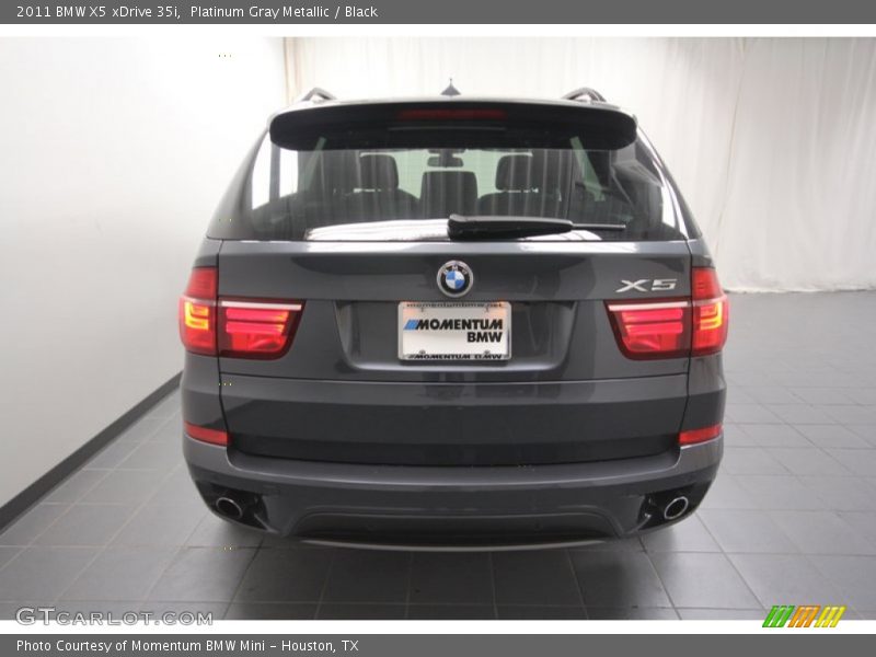 Platinum Gray Metallic / Black 2011 BMW X5 xDrive 35i