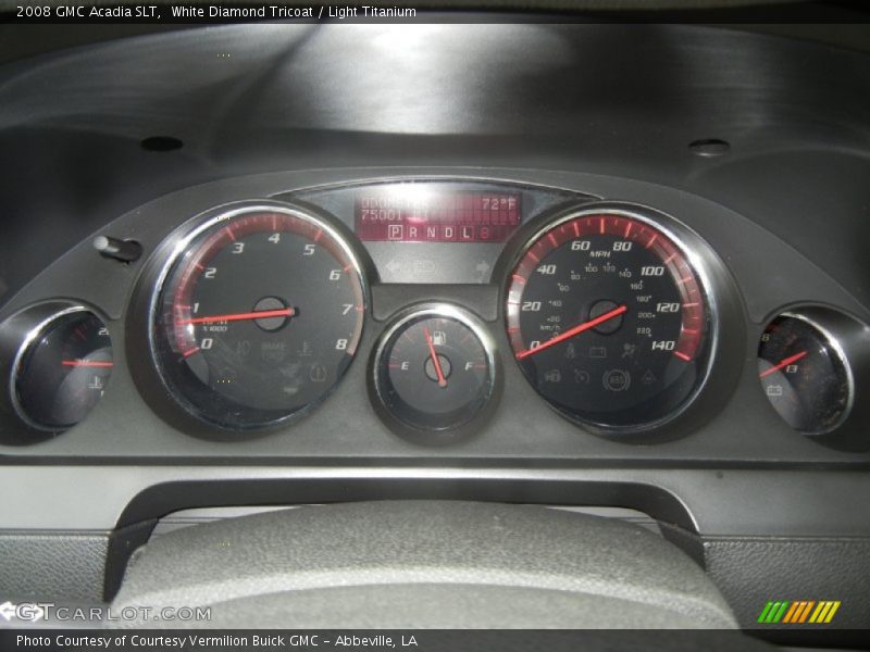 White Diamond Tricoat / Light Titanium 2008 GMC Acadia SLT