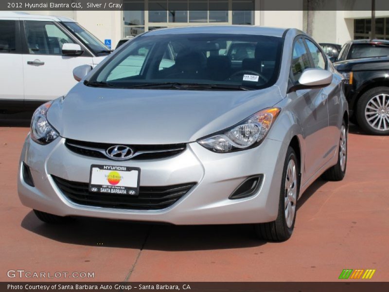 Silver / Gray 2012 Hyundai Elantra GLS