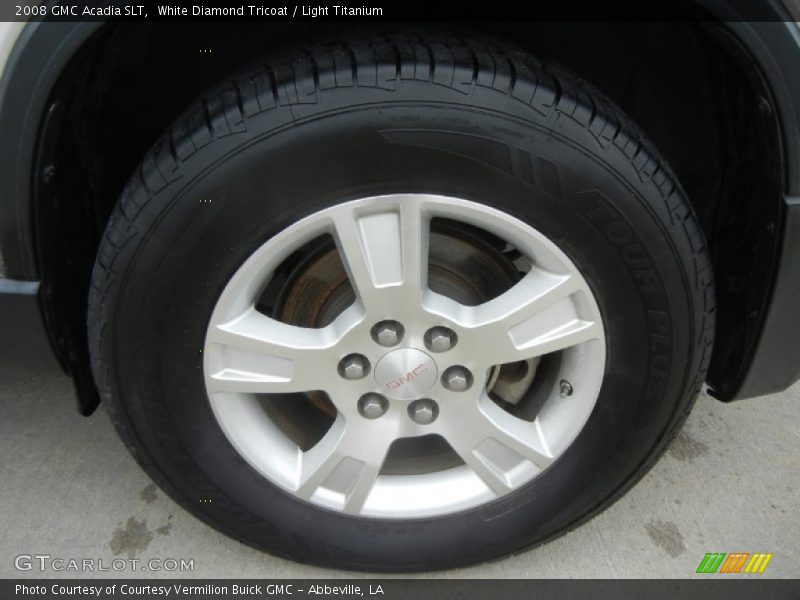 White Diamond Tricoat / Light Titanium 2008 GMC Acadia SLT