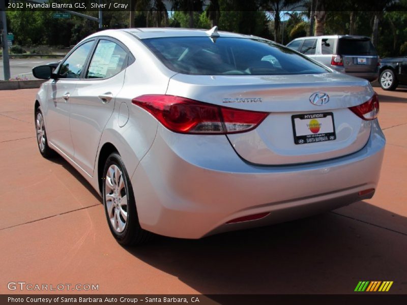 Silver / Gray 2012 Hyundai Elantra GLS