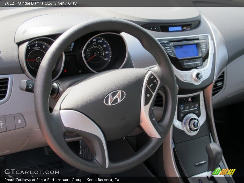 Silver / Gray 2012 Hyundai Elantra GLS