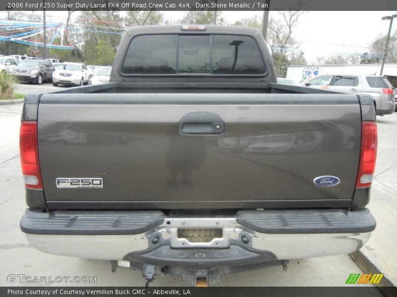 Dark Stone Metallic / Tan 2006 Ford F250 Super Duty Lariat FX4 Off Road Crew Cab 4x4
