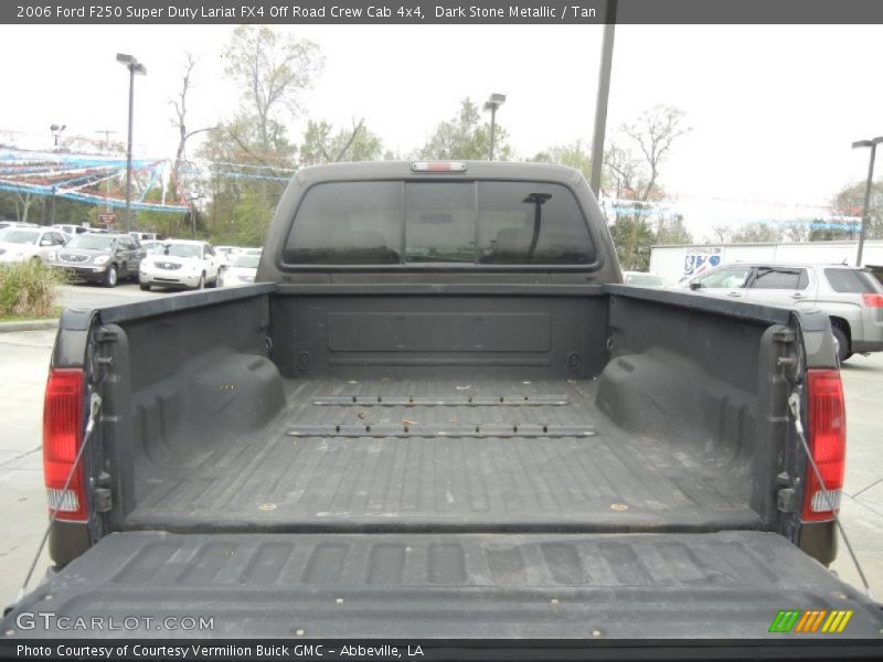 Dark Stone Metallic / Tan 2006 Ford F250 Super Duty Lariat FX4 Off Road Crew Cab 4x4
