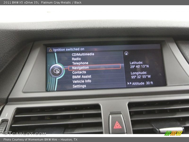 Platinum Gray Metallic / Black 2011 BMW X5 xDrive 35i